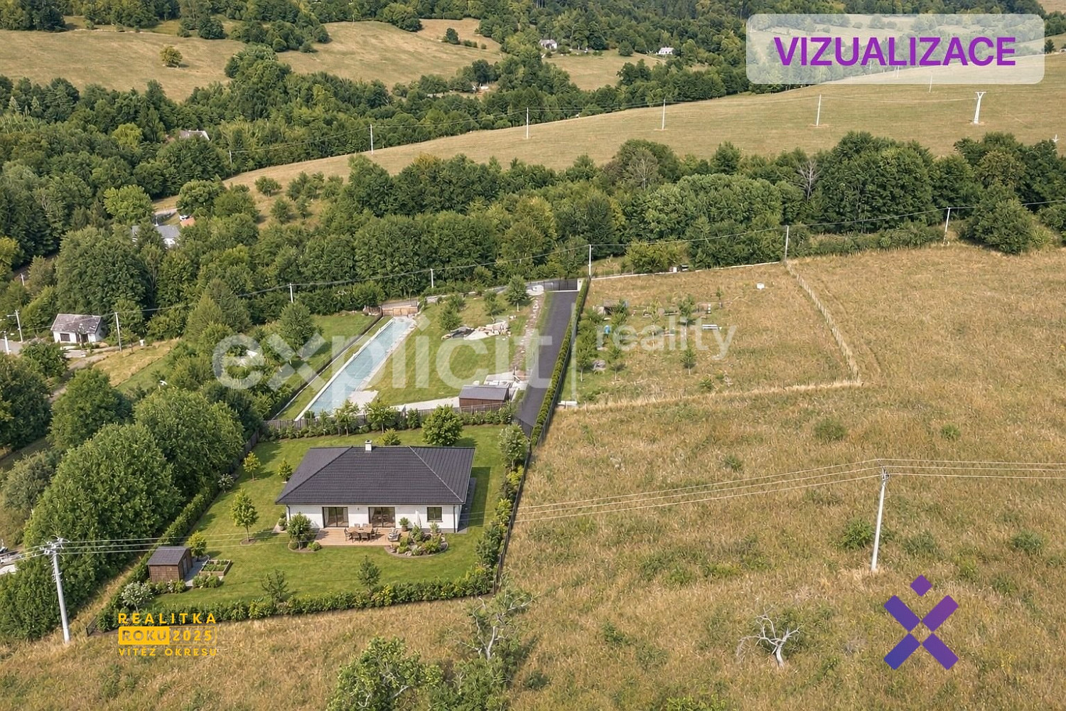 Prodej stavebního pozemku 1 681 m² – fotografie 3
