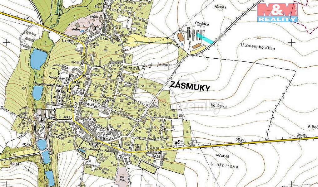 Prodej pozemku 2 924 m², Zásmuky – náhled fotky 2