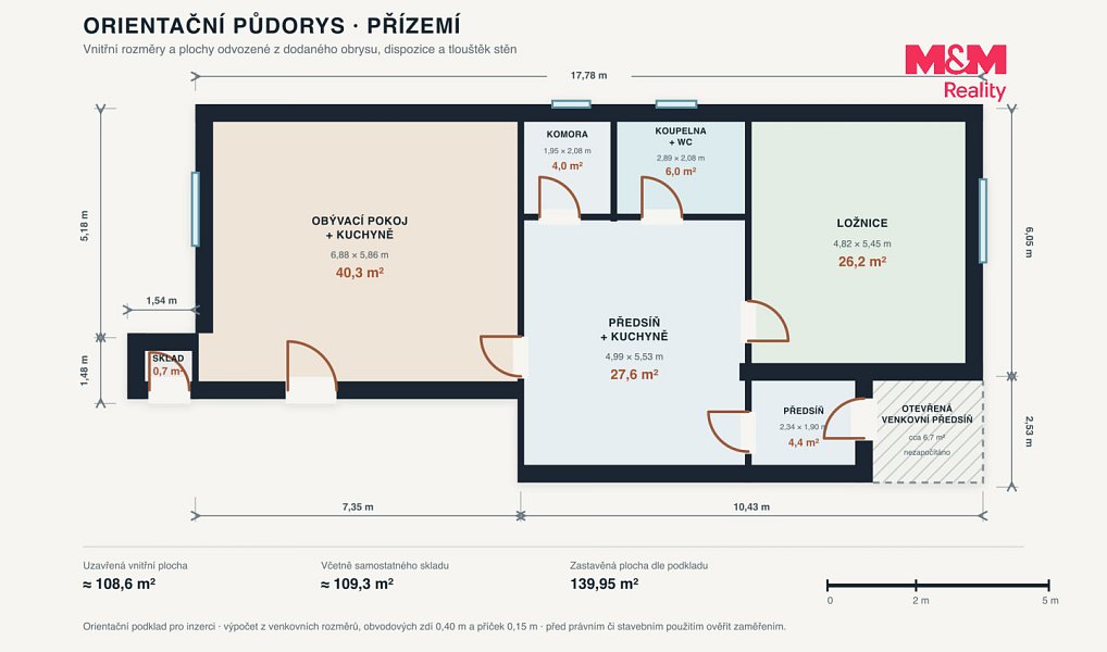 Prodej domu 79 m² s pozemkem 389 m², Opolany – náhled fotky 17