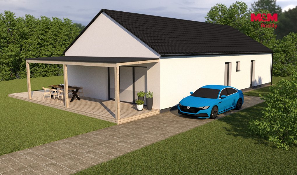 Prodej stavebního pozemku 975 m², Velké Poříčí – náhled fotky 3