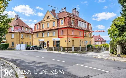 Pronájem bytu 1+1 40 m², nám. Žižkovo, Liberec - Liberec I-Staré Město