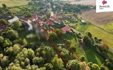 Prodej stavebního pozemku 2 959 m², Hrobčice - Mrzlice, okres Teplice