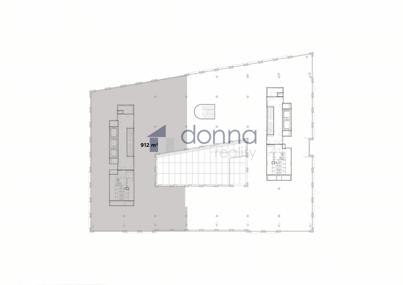 Pronájem kanceláře 912 m² – fotografie 2