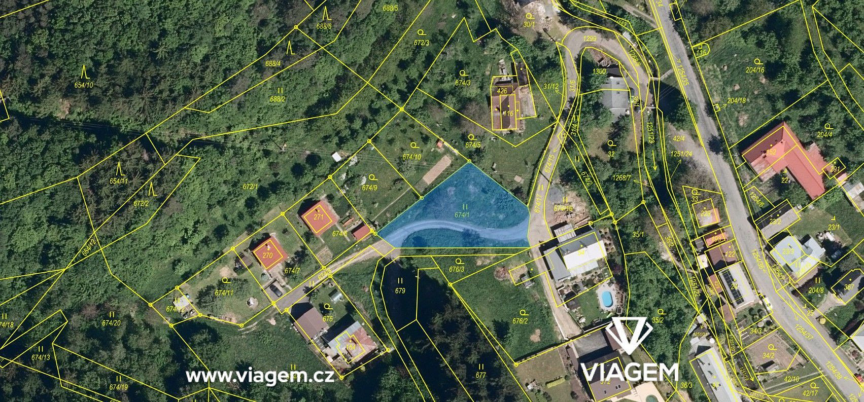 Prodej stavebního pozemku 801 m²