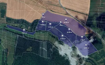 Prodej louky 1 591 m², Částkov, okres Uherské Hradiště
