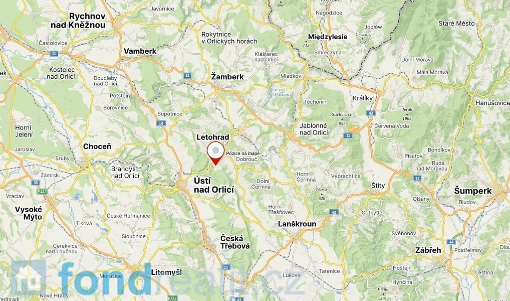 Prodej zahrady 903 m², Dolní Dobrouč – náhled fotky 5