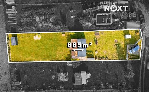 Prodej zahrady 885 m², Černá u Bohdanče