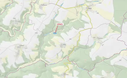 Dražba lesa 13 976 m², Čestín