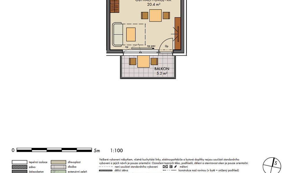 Prodej bytu 1+kk 30 m², Praha – náhled fotky 5