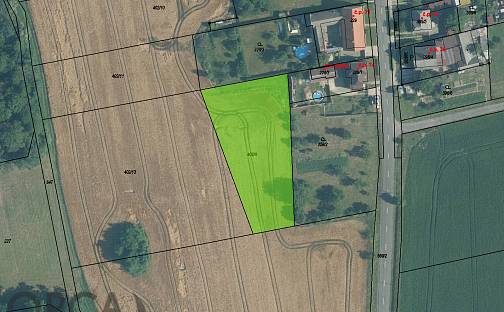 Prodej pole 2 416 m², Blazice, okres Kroměříž