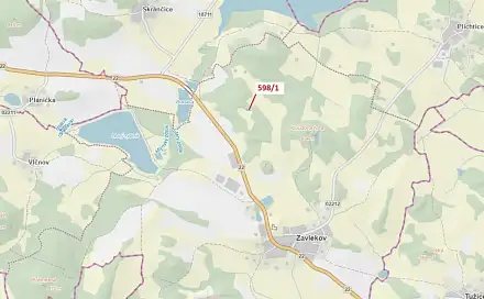 Dražba louky 272 m², Zavlekov