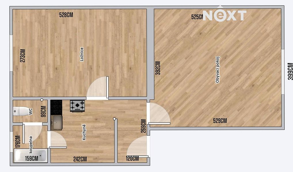 Prodej bytu 1+1 48 m², Rakovník – náhled fotky 23