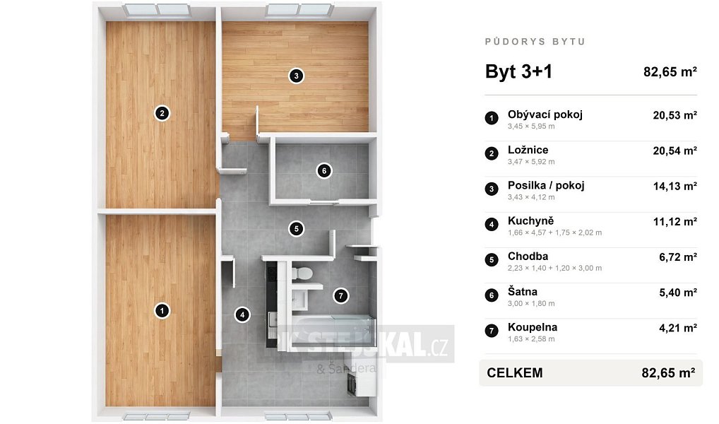 Prodej bytu 3+1 84 m², České Budějovice – náhled fotky 18