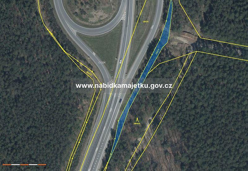 Prodej lesa 1 034 m²