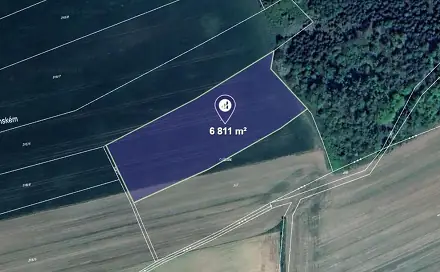 Prodej pole 6 811 m², Hřebečníky, okres Rakovník