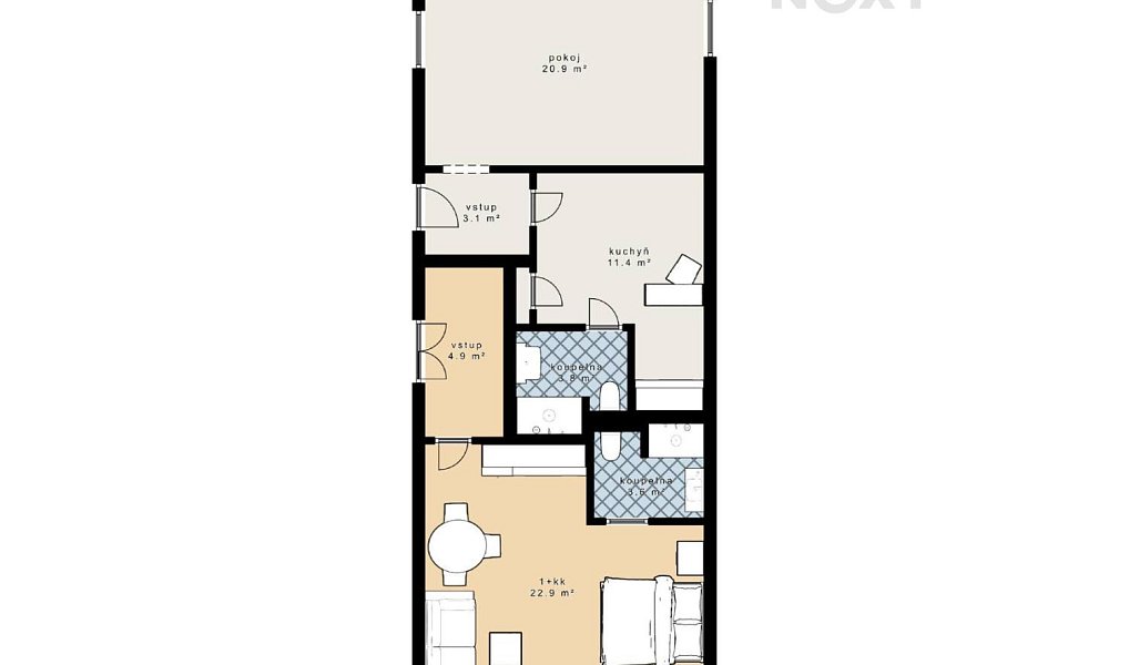 Prodej domu 70 m² s pozemkem 239 m², Vimperk – náhled fotky 13