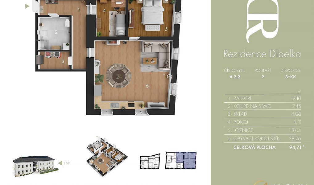 Prodej bytu 3+kk 95 m², Trhová Kamenice – náhled fotky 3