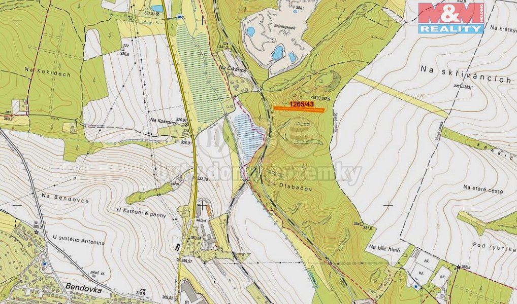 Prodej lesa 3 507 m², Lužná – náhled fotky 2