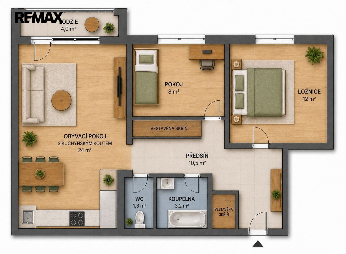 Prodej bytu 3+kk 65 m² – fotografie 2