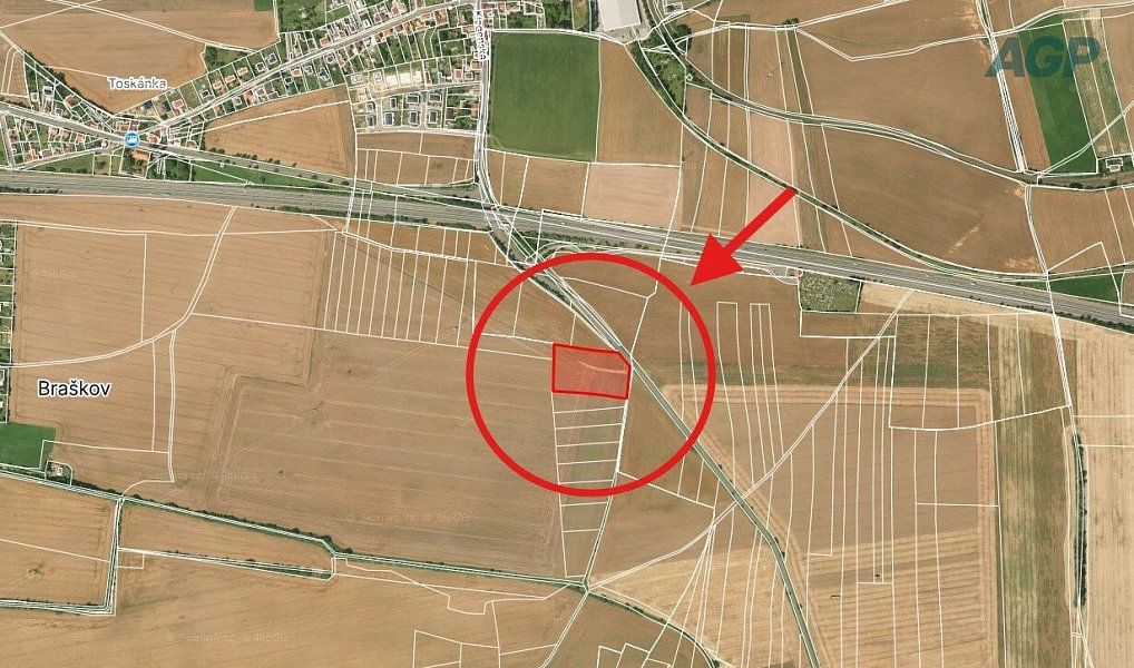 Prodej pole 11 437 m², Pletený Újezd – náhled fotky 2