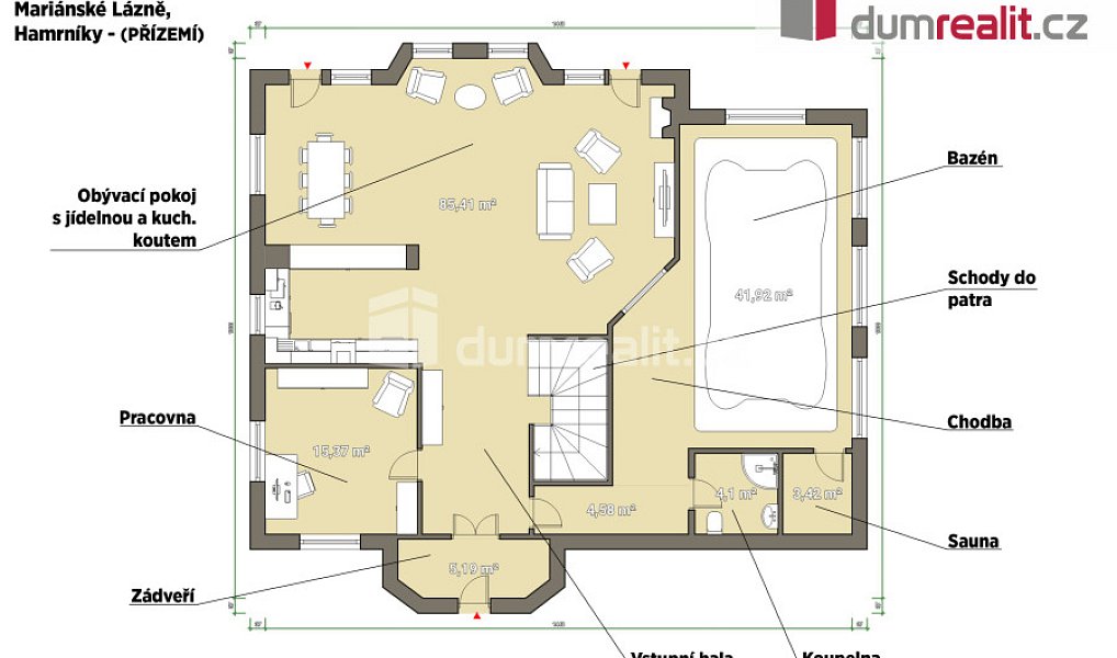 Prodej domu 440 m² s pozemkem 683 m², Mariánské Lázně – náhled fotky 22