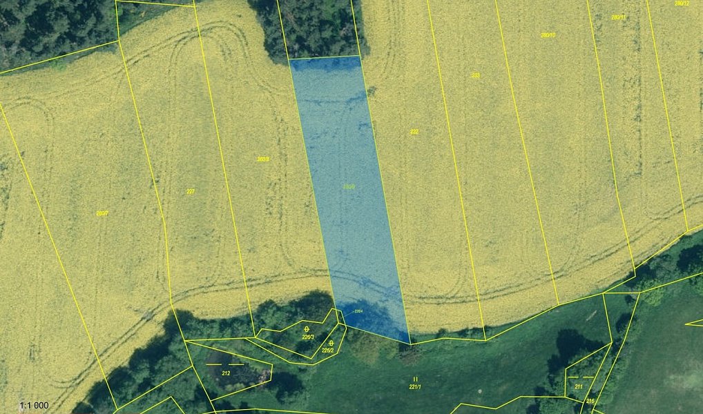 Prodej pole 37 691 m², Mečichov – náhled fotky 5
