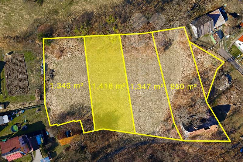 Prodej stavebního pozemku 1 418 m² – fotografie 5