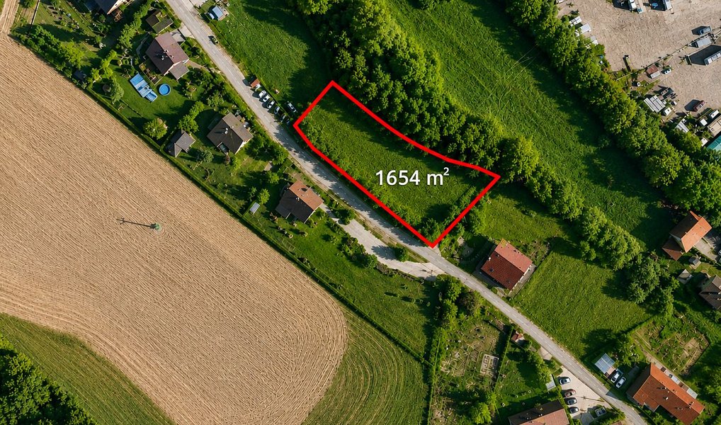 Prodej stavebního pozemku 1 654 m², Nová Paka – náhled fotky 6