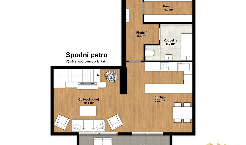 Pronájem bytu 3+kk 100 m², Praha – náhled fotky 17