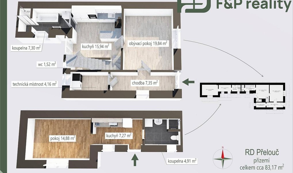 Prodej domu 180 m² s pozemkem 149 m², Přelouč – náhled fotky 3