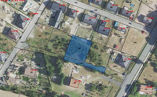 Prodej stavebního pozemku 1 262 m², Zavidov, okres Rakovník