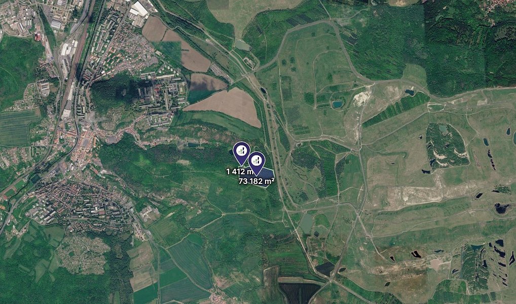 Prodej pole 74 594 m², Bílina – náhled fotky 2
