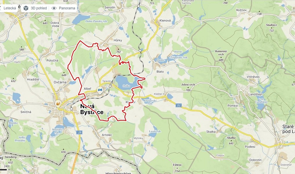 Prodej stavebního pozemku 1 074 m², Nová Bystřice – náhled fotky 9