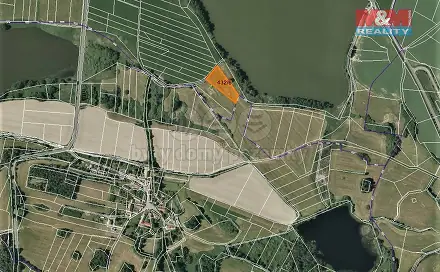 Prodej louky 4 490 m², Oselce, okres Plzeň-Jih
