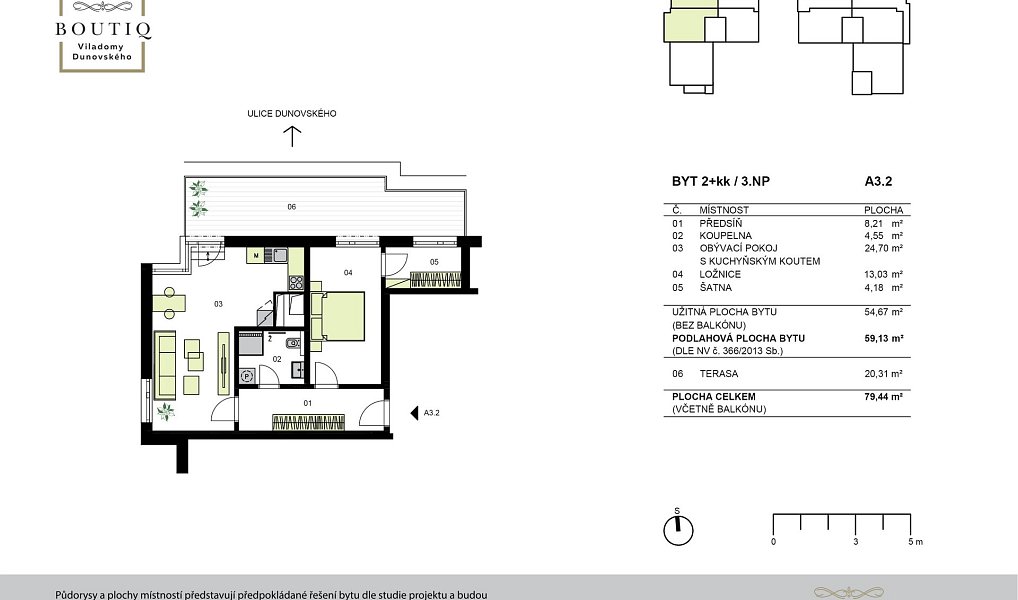 Prodej bytu 2+kk 59 m², Praha – náhled fotky 8