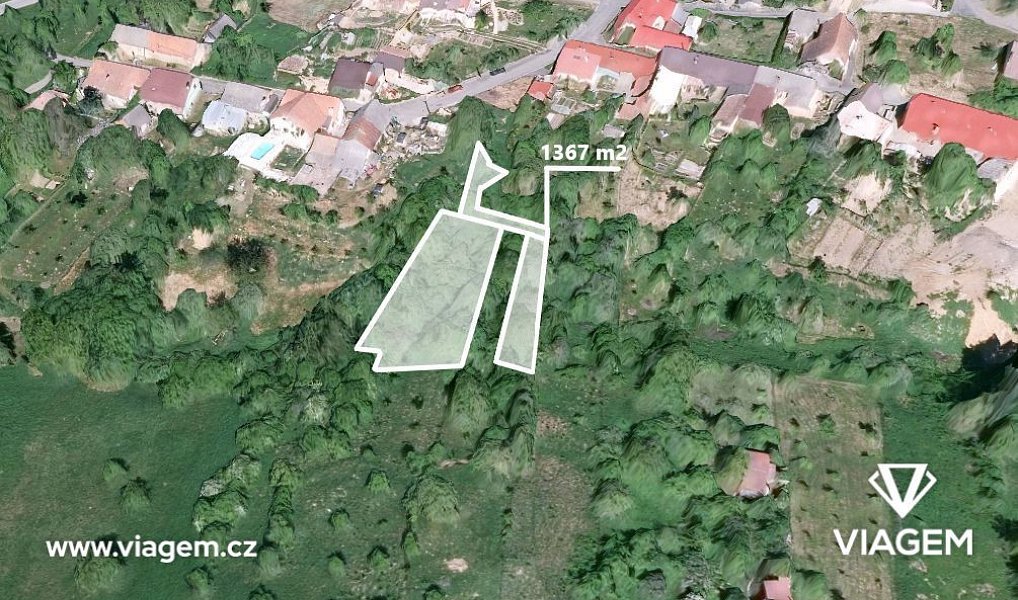 Prodej stavebního pozemku 1 023 m², Soběsuky – náhled fotky 3