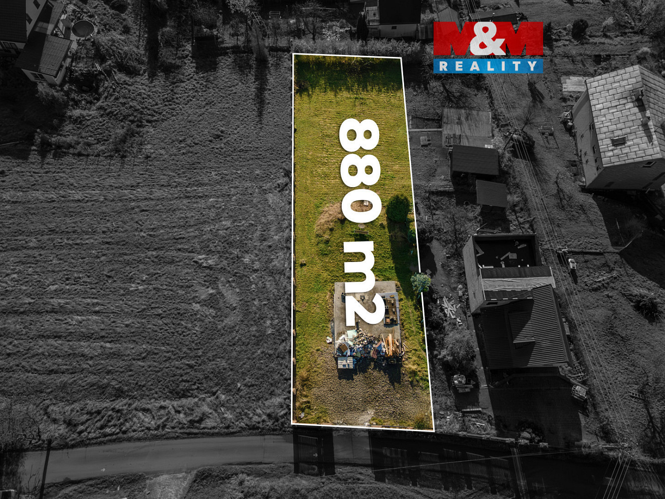 Prodej stavebního pozemku 880 m²