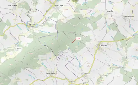 Dražba lesa 2 059 m², Knínice