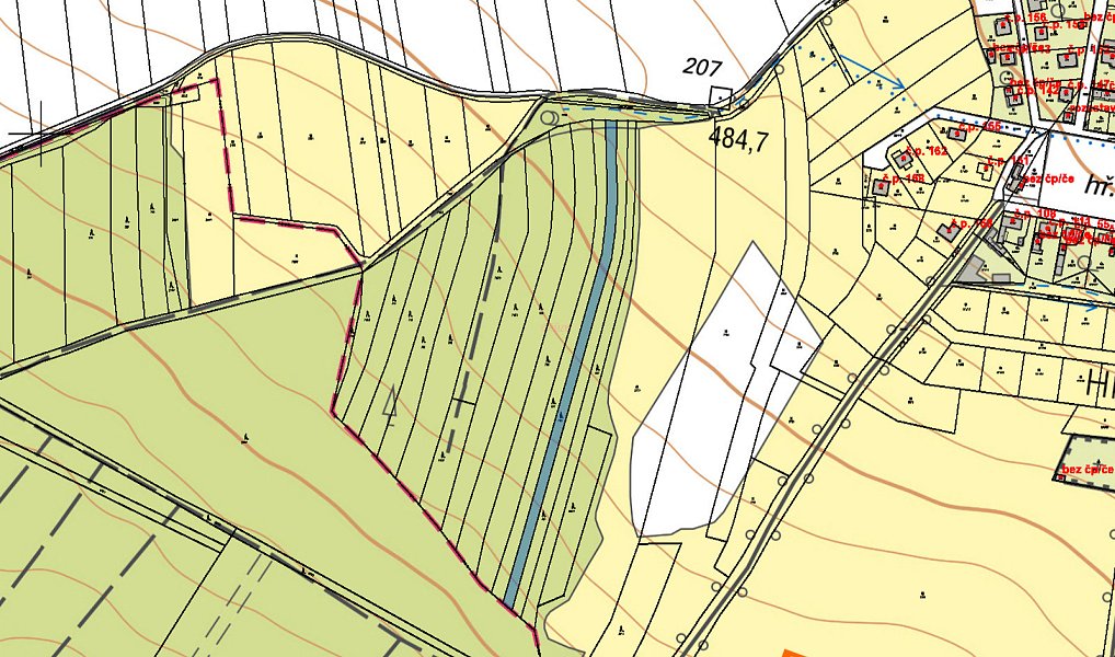 Prodej lesa 3 112 m², Střížovice – náhled fotky 3