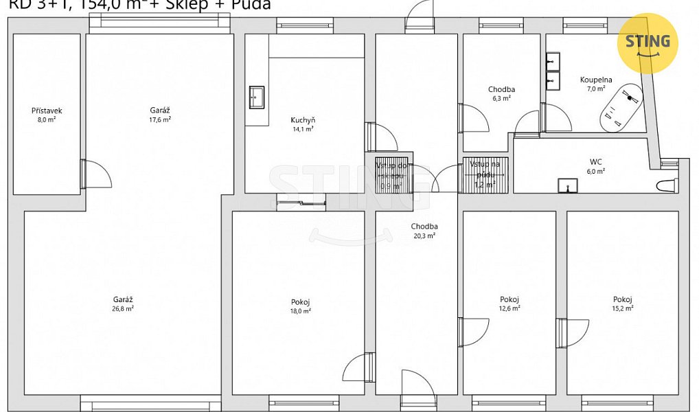 Prodej domu 140 m² s pozemkem 2 914 m², Nedachlebice – náhled fotky 21