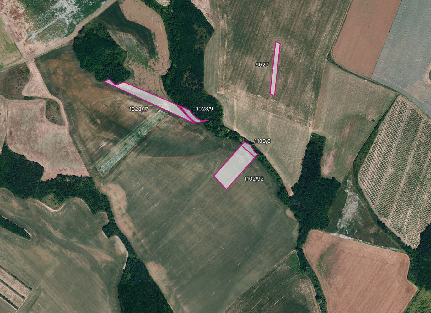 Prodej pole 6 896 m²