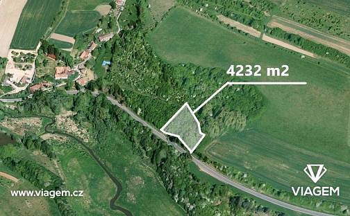 Prodej zahrady 2 068 m², Lazinov, okres Blansko