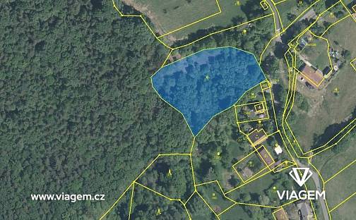 Prodej zahrady 4 375 m², Horní Lhota, okres Zlín