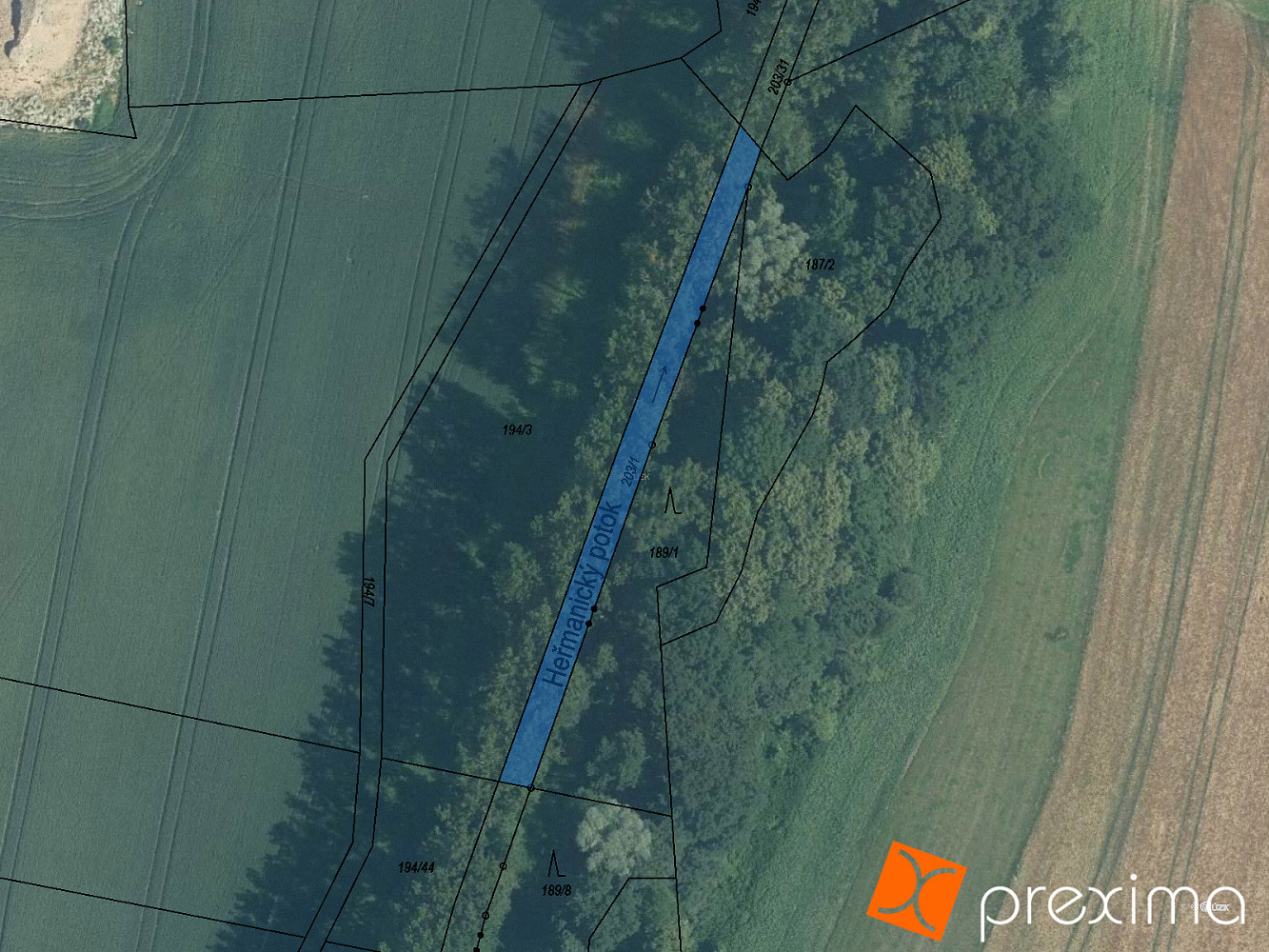 Prodej pozemku 1 586 m²