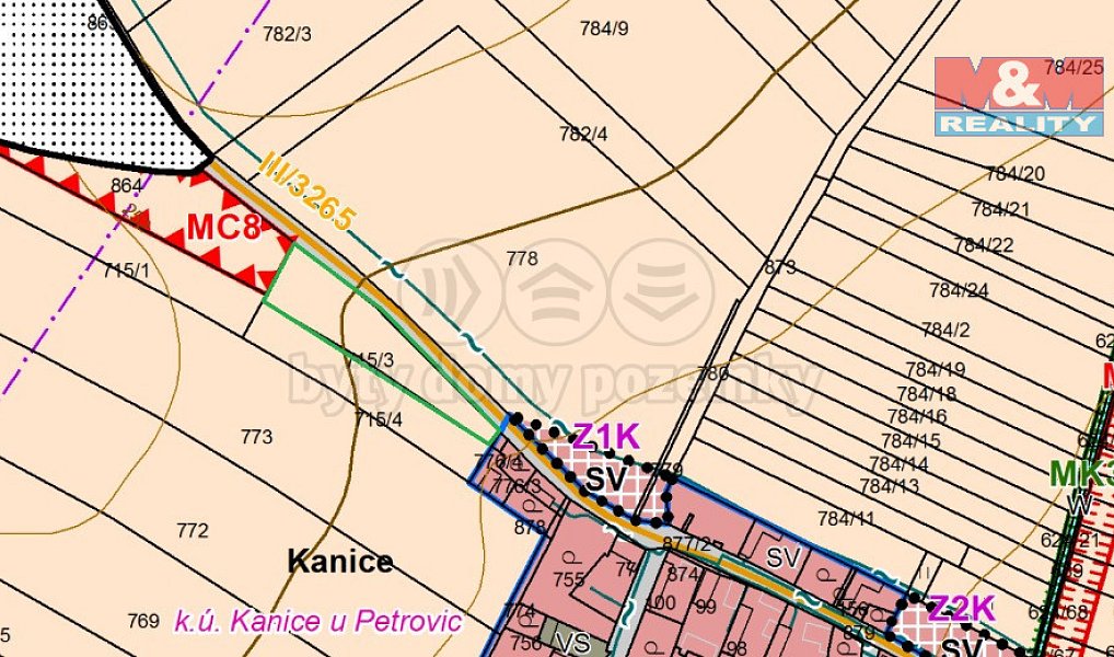 Prodej pole 3 474 m², Petrovice – náhled fotky 8