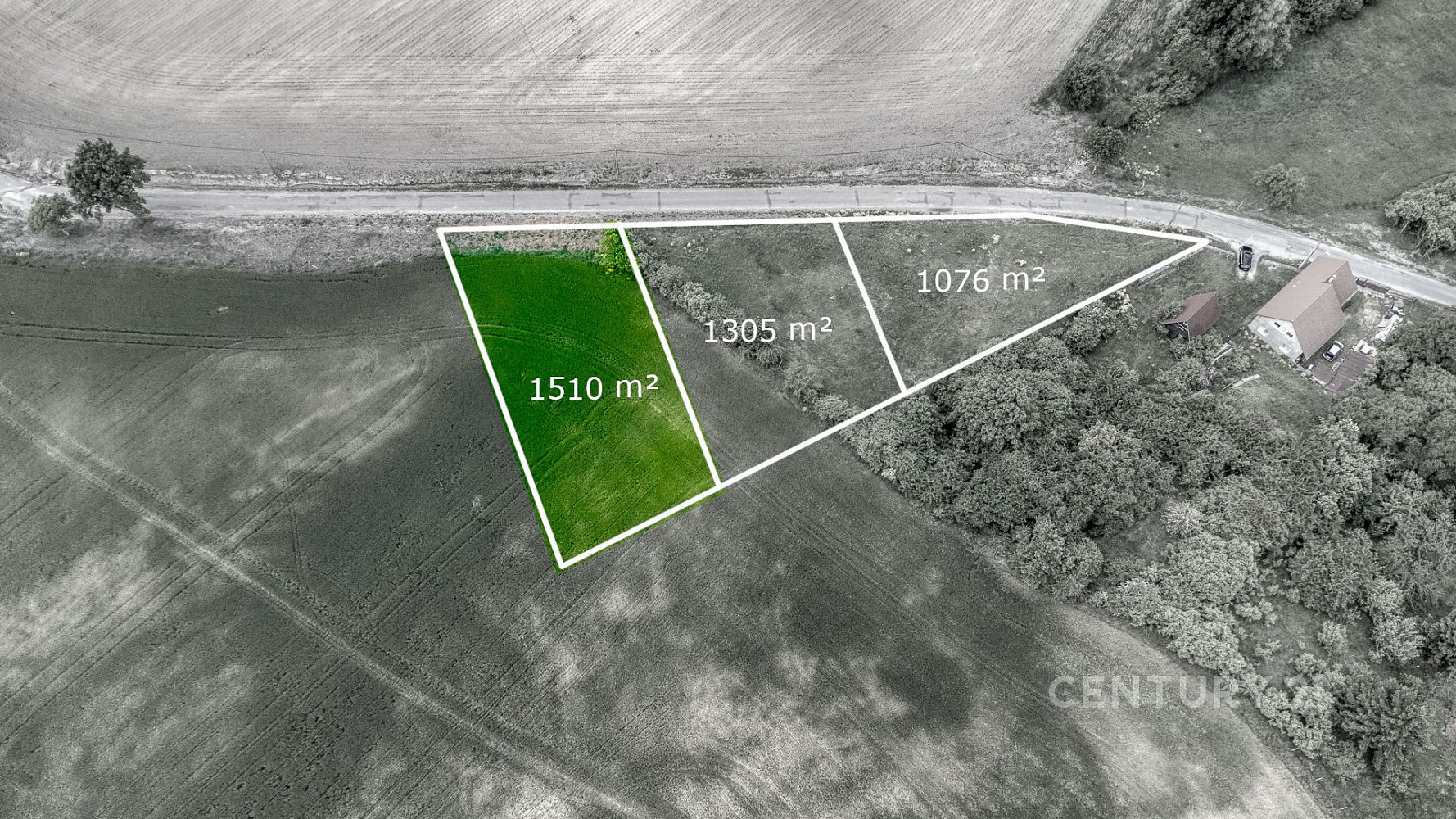 Prodej stavebního pozemku 1 510 m²