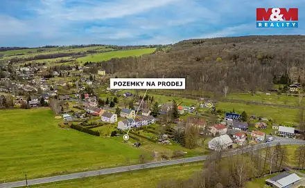 Prodej stavebního pozemku 1 607 m², Dolní Podluží, okres Děčín