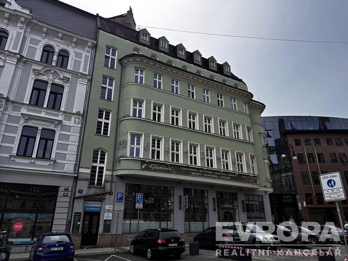 Pronájem kancelářských prostor v centru Liberce - Náměstí Dr. E. Beneše