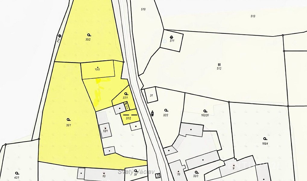 Prodej pozemku 6 129 m², Hradiště – náhled fotky 2