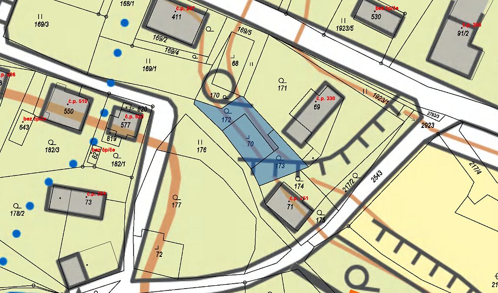 Prodej stavebního pozemku 478 m², Velký Šenov – náhled fotky 3